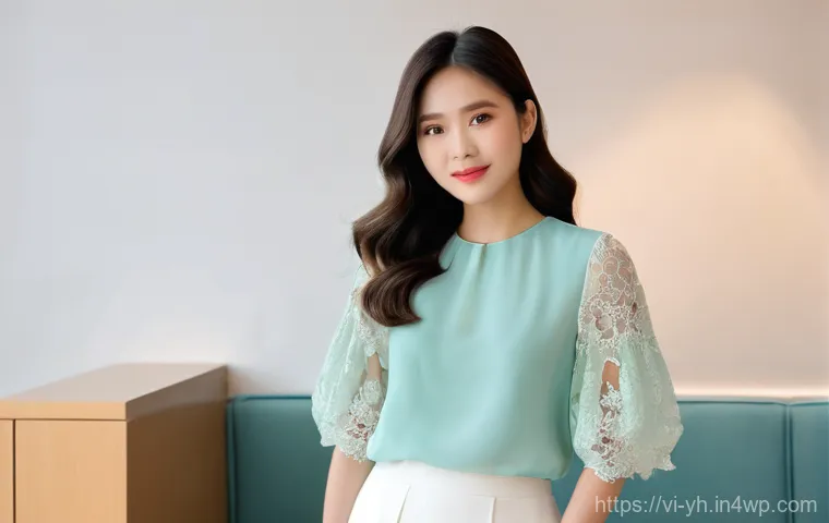 캡슐 옷장으로 여성스러운 스타일 연출하기 - **"A Vietnamese woman in her late 20s, with a gentle and feminine demeanor, fully clothed in a minim...