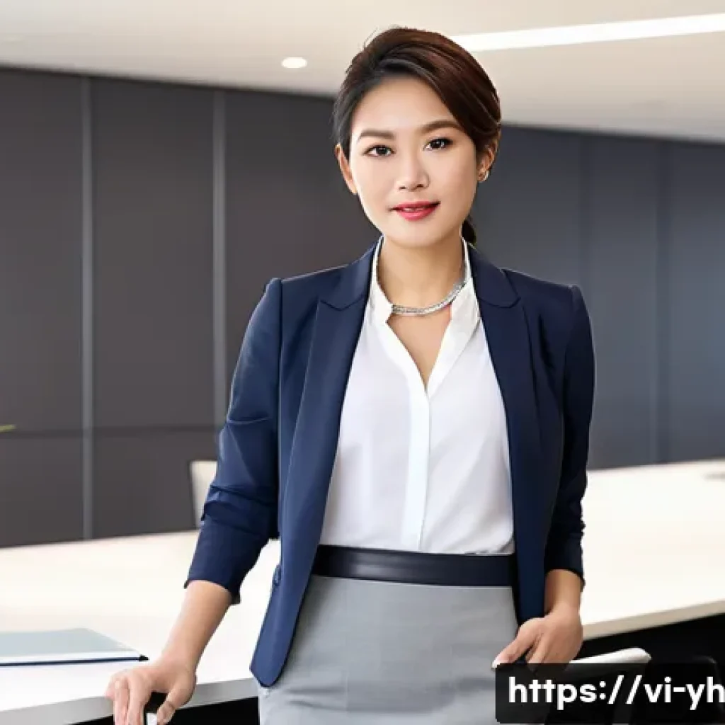 캡슐 옷장으로 직장 스타일 가꾸기 - A professional Vietnamese woman in her 30s wearing a classic white cotton-blend shirt tucked into a ...