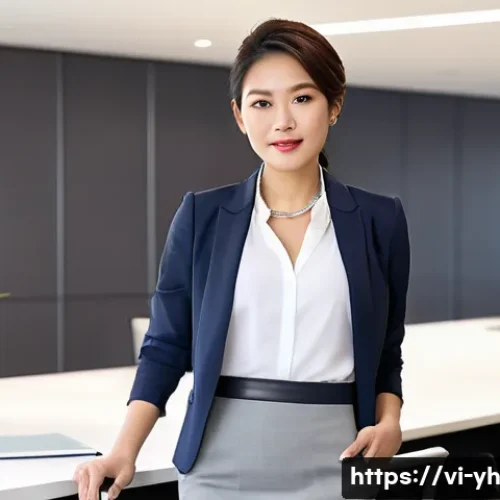 Home 31 캡슐 옷장으로 직장 스타일 가꾸기 - A professional Vietnamese woman in her 30s wearing a classic white cotton-blend shirt tucked into a ...